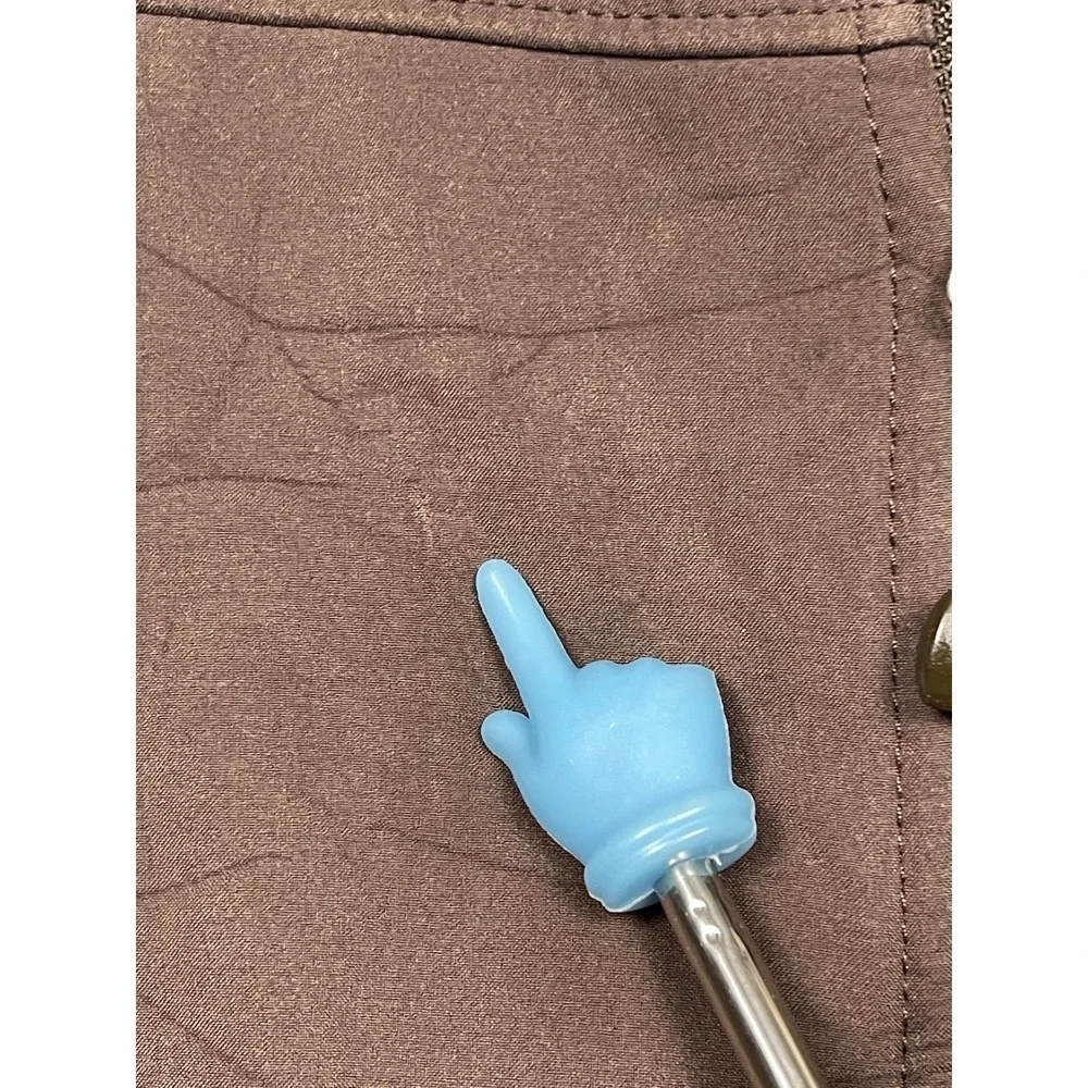 The North Face Apex Softshell Jacket Mens Medium Brown Full Zip Fleece Good